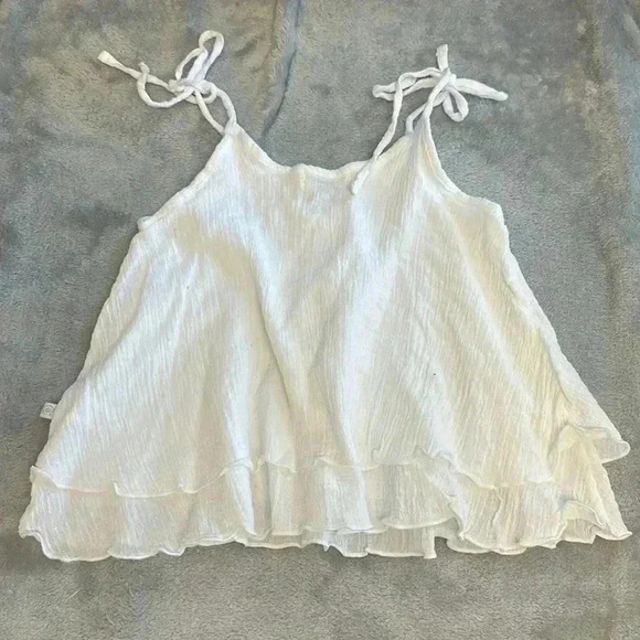 Marquise - White dressy tank top. Size 12 months  (1 year) - Picture 5 of 5